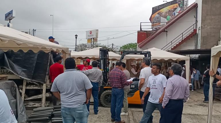 Distribuyen material electoral sin emblemas para capacitación y simulacros en Tabasco