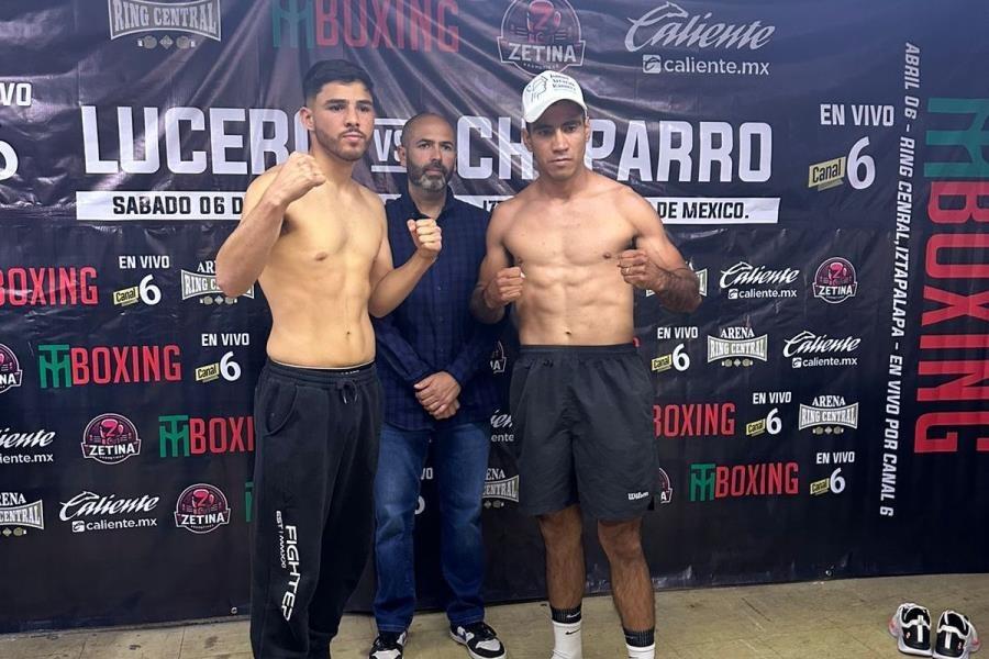 Tabasqueño ´Chano´ Chaparro vence la báscula y se declara listo para combate de este sábado