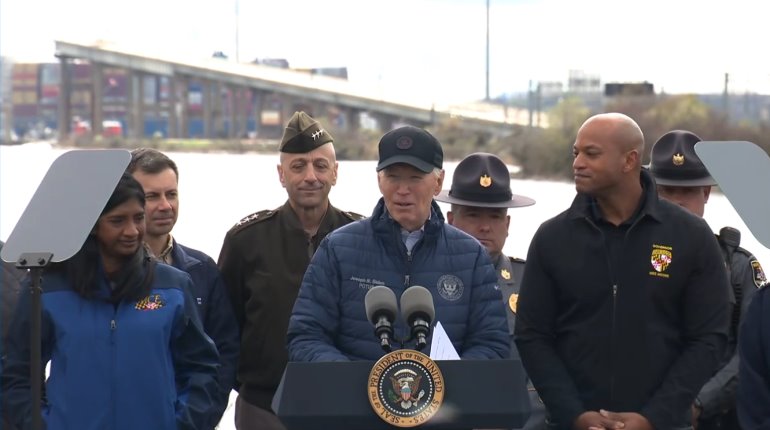 Biden se reúne con familias de víctimas del colapso de puente en Baltimore