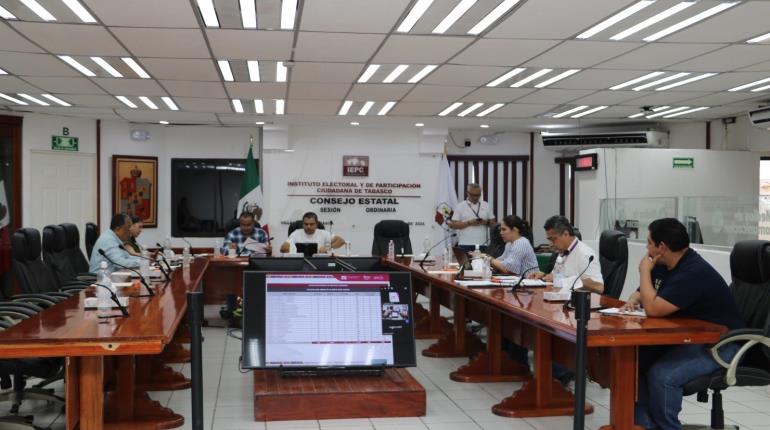 Evalúan comisiones del IEPCT avances en organización de la elección en Tabasco