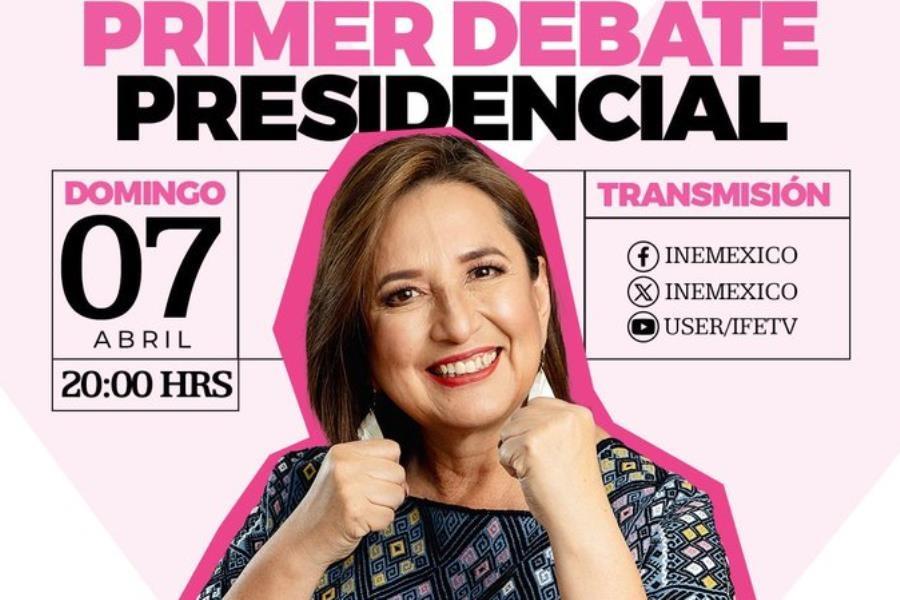 Asegura Xóchitl Gálvez que está preparada desde hace 60 años para debate presidencial