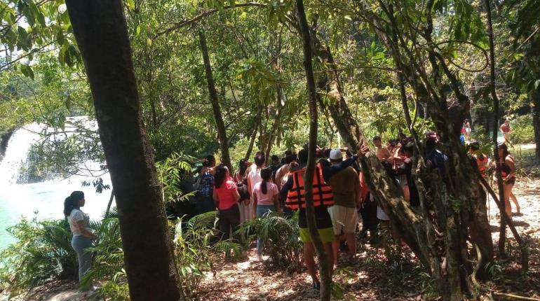 Tabasqueño muere ahogado en cascadas de Roberto Barrios en Palenque