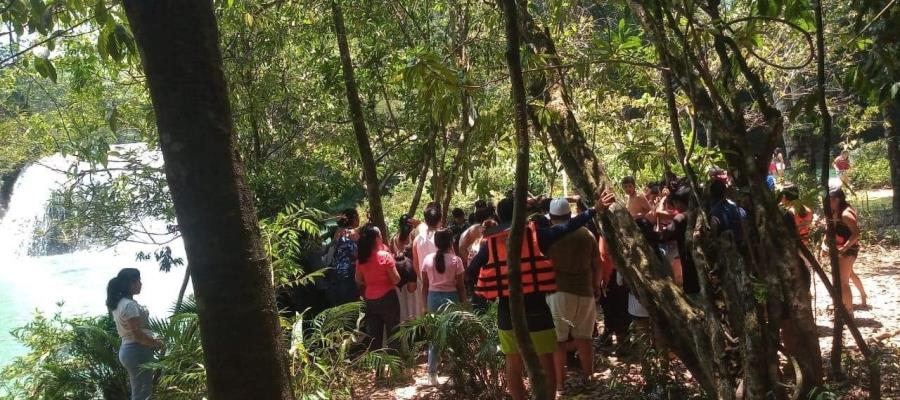 Tabasqueño muere ahogado en cascadas de Roberto Barrios en Palenque