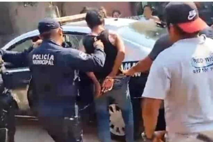 Aseguran a presunto feminicida por atentar contra su media hermana en Cárdenas