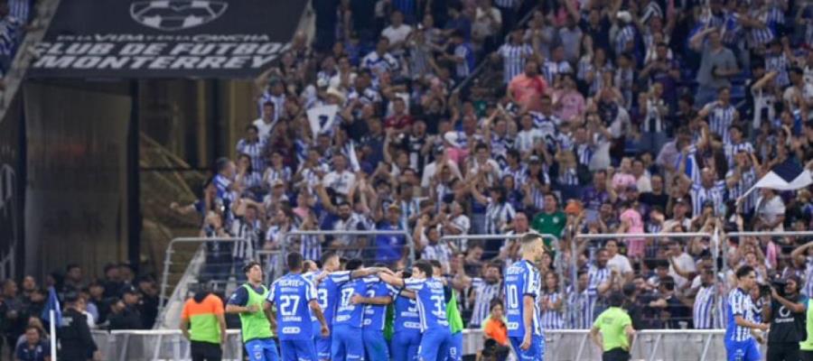 Con gol del tabasqueño Gallardo, Monterrey vence 3-1 y elimina al Inter Miami de Messi