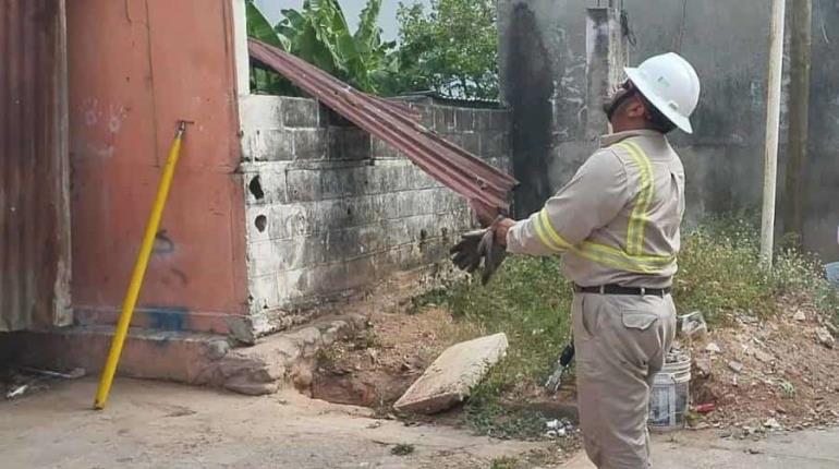 Luego de 34 horas restablece CFE energía eléctrica en calles de Gaviotas Sur