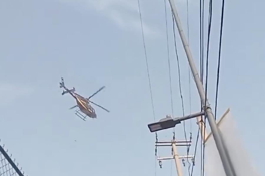 Mueren 3 personas por desplome de helicóptero en Coyoacán, CDMX