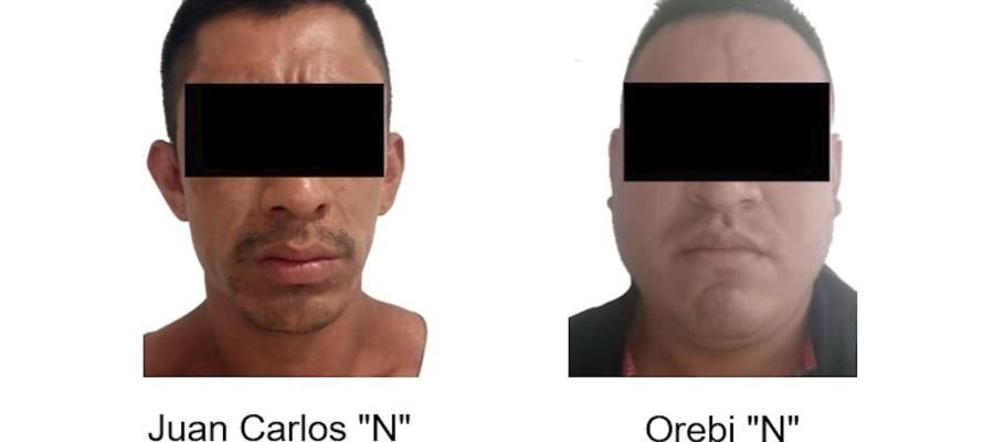 Detiene FGE a 3 hombres y 1 mujer por delitos de homicidio, pederastia y robo