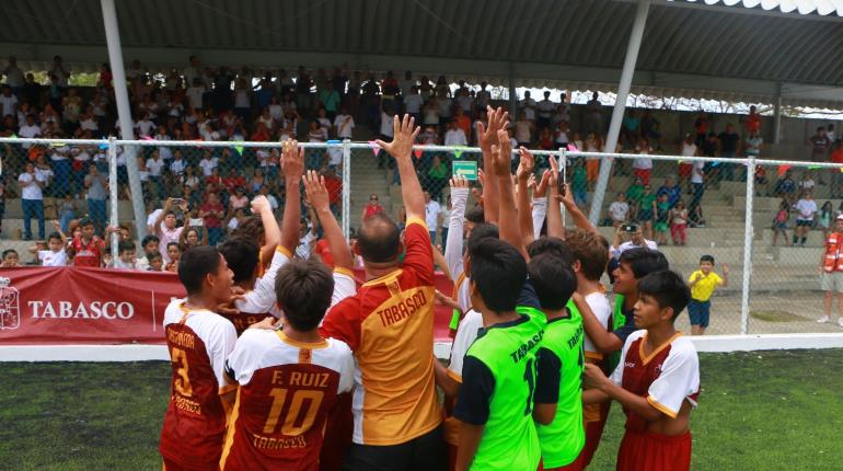 Tabasco campeón del Macro Regional de Futbol en categorías Sub 13 y 15 varonil