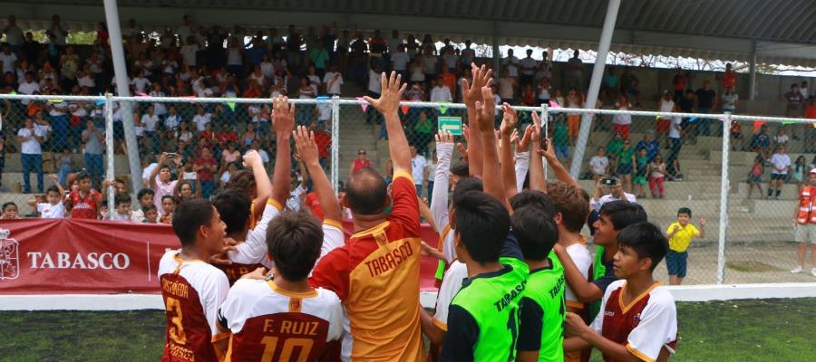 Tabasco campeón del Macro Regional de Futbol en categorías Sub 13 y 15 varonil