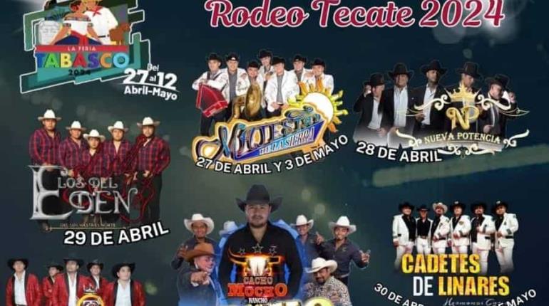 ¡Lista la cartelera del rodeo de Feria! Cadetes de Linares dará 4 conciertos 