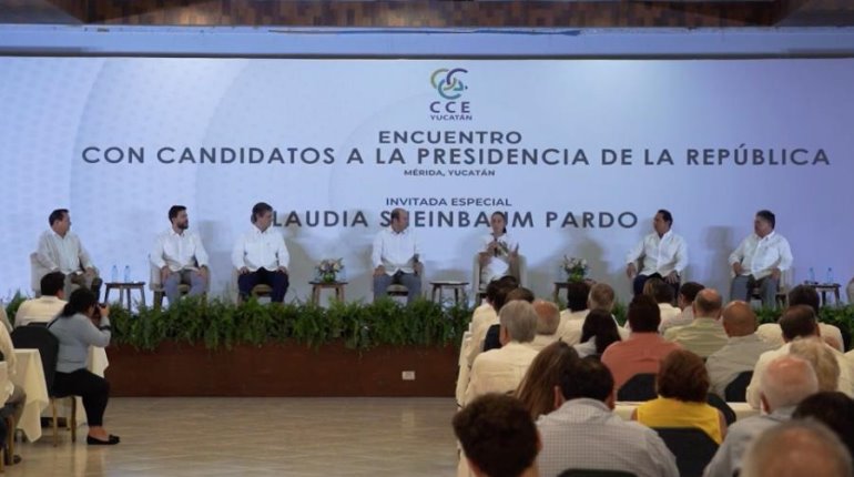 Falso que Morena esté en contra de la IP: Sheinbaum en encuentro con empresarios de Yucatán