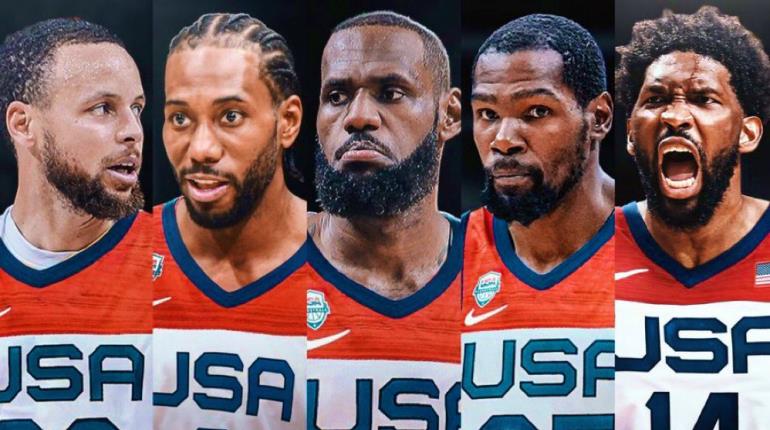 LeBron James, Stephen Curry y Kevin Durant lideran el Dream Team de USA para París 2024