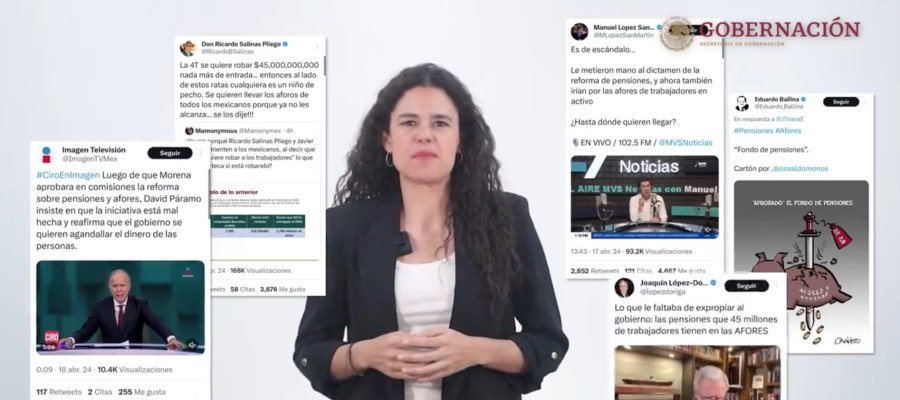 Segob llama a no dejarse engañar por campaña negra contra nueva reforma a la Ley de Pensiones