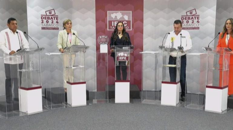 Sacan a relucir aumento de homicidios en Tabasco en primer debate entre candidatos al gobierno