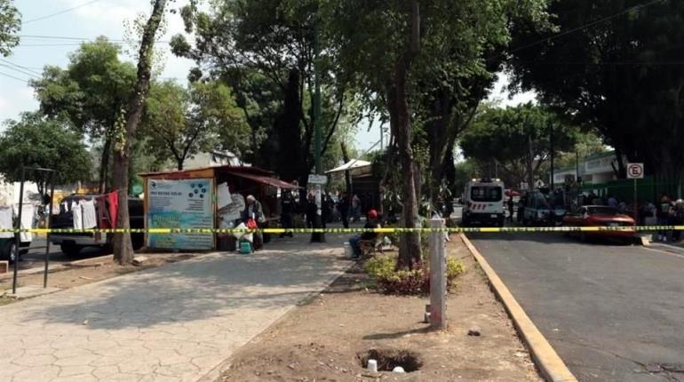 Deja un muerto balacera afuera del Hospital de Balbuena en CDMX