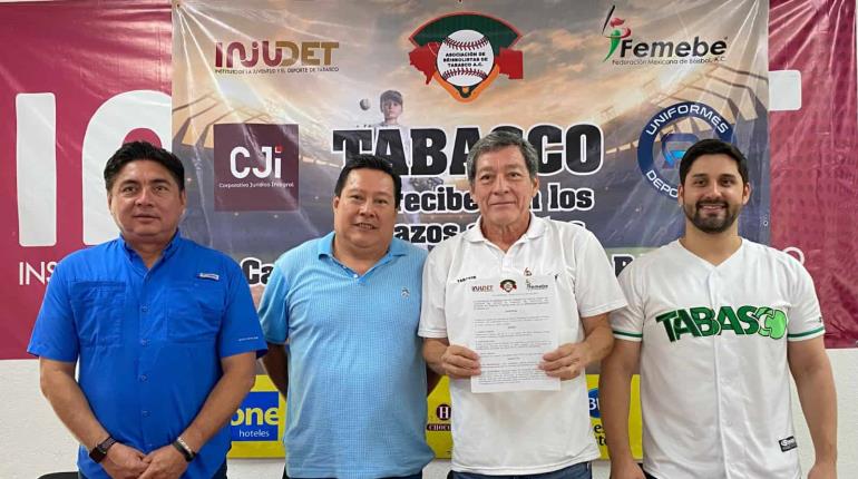 Tabasco, sede del Campeonato Nacional de Beisbol 15-16 años