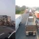 Se incendia tráiler y cierran la carretera Villahermosa-Macuspana