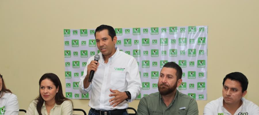 PVEM logrará más de 200 mil votos en Tabasco el 2 de junio: Miguel Vélez