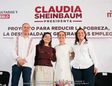 Promete Sheinbaum erradicar la pobreza extrema en México