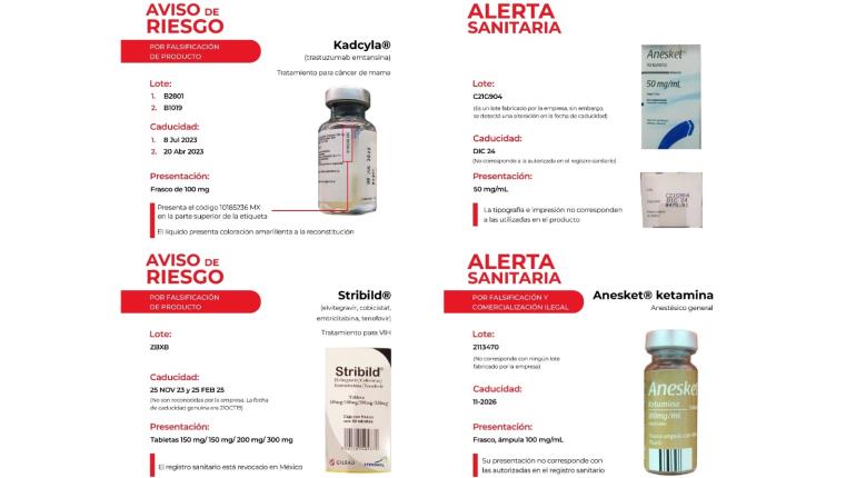 Alerta Cofepris por venta de medicamentos falsificados