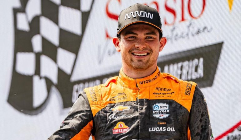 Pato O´Ward declarado ganador de la primera carrera del año de Indy Car... un mes después