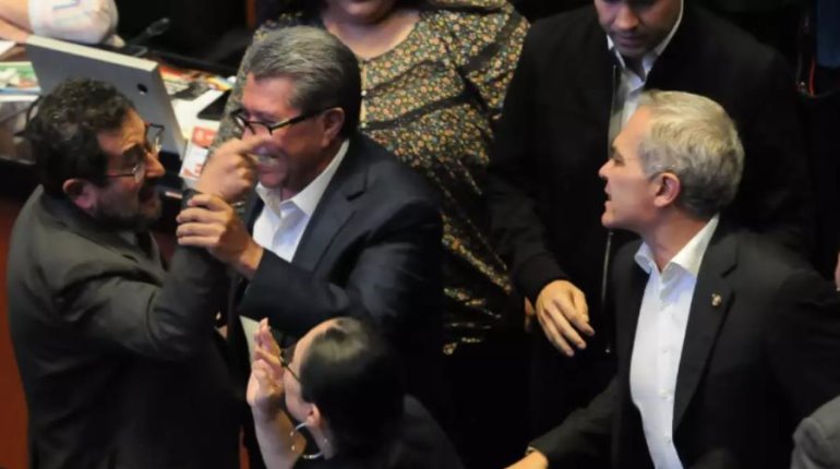 ¡Casi se golpean! Mancera y Cravioto discuten en Senado por tema de 2017