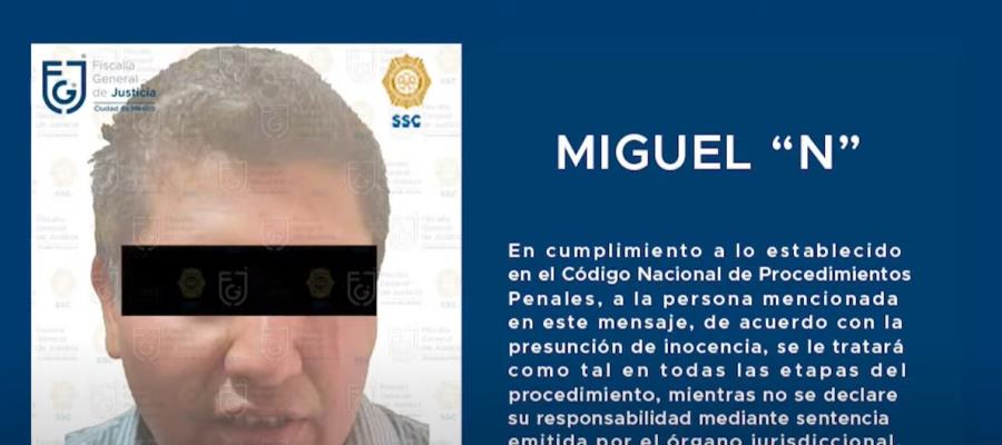 Presunto feminicida serial de Iztacalco tendría 7 víctimas: Fiscalía CDMX