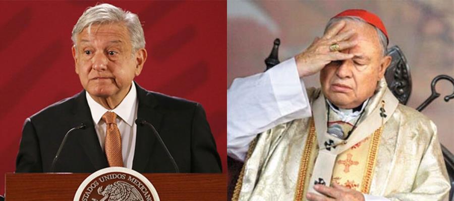 Asegura Obrador que no entrará en polémica con el Cardenal Íñiguez