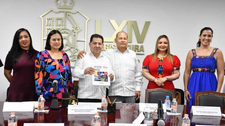 Entrega ITAIP su informe anual de labores 2023