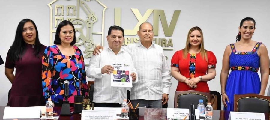 Entrega ITAIP su informe anual de labores 2023