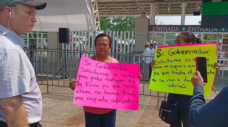 Comerciantes foráneos piden a Merino espacios para venta en la Feria