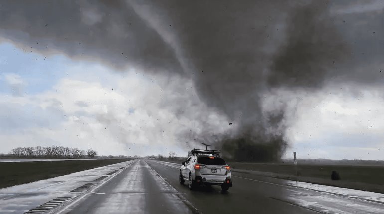 Captan tornado en Nebraska, EE.UU.