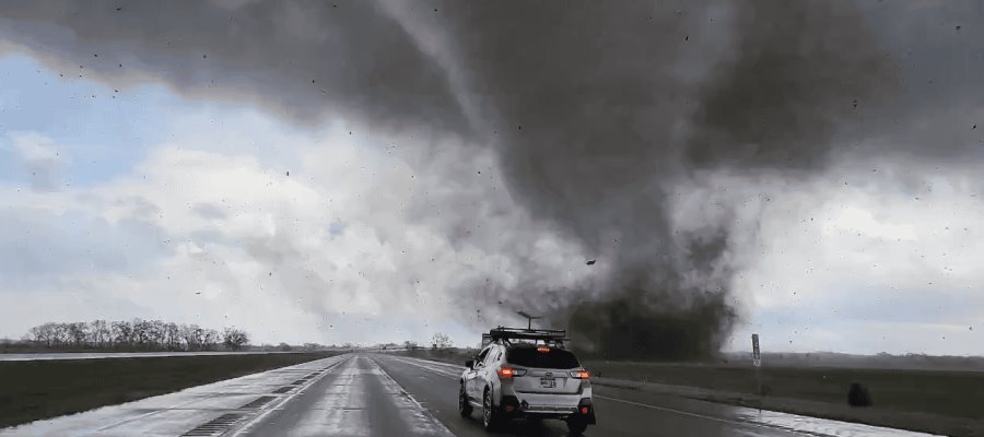 Captan tornado en Nebraska, EE.UU.