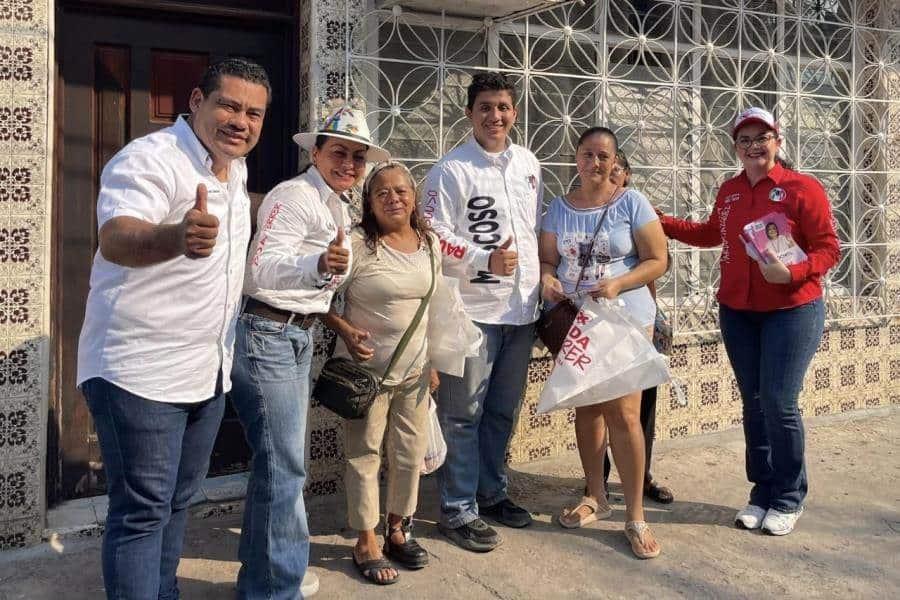 Respalda Miguel Barrueta a candidatos del PRI en Cunduacán