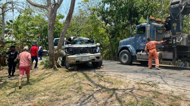 Se registran incidentes viales en diversas carreteras de Tabasco