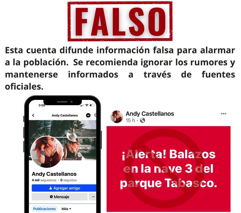 Desmiente gobierno información falsa sobre balazos en la nave 3 de la Feria