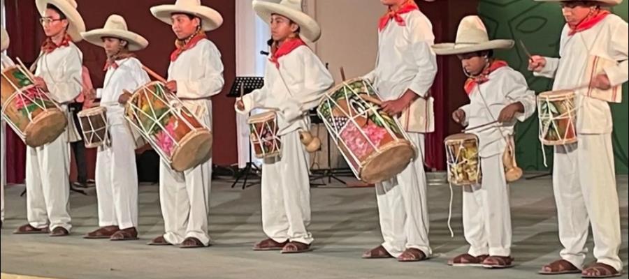 Niños de Nacajuca ganan primer lugar en el Concurso infantil estatal de tamborileros 2024