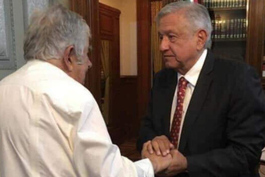 "Va a salir bien, es un hombre fuerte", AMLO desea salud a expresidente de Uruguay, Pepe Mujica