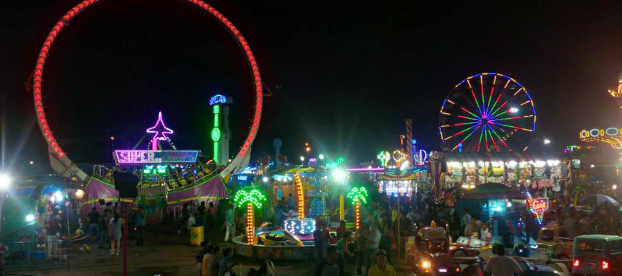 Juegos mecánicos infantiles gratis en la Feria Tabasco por Día del Niño