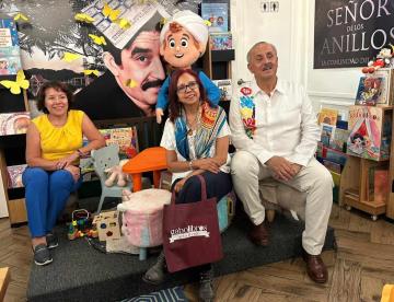 Visita Tabasco titular de la SEP, Leticia Ramírez; acude a la Feria y a la librería Gabolibros