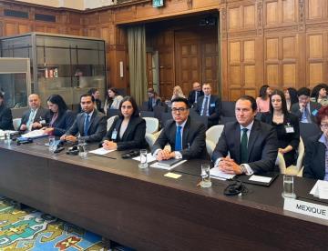 México solicita en audiencia ante la CIJ medidas para resguardar embajada en Ecuador