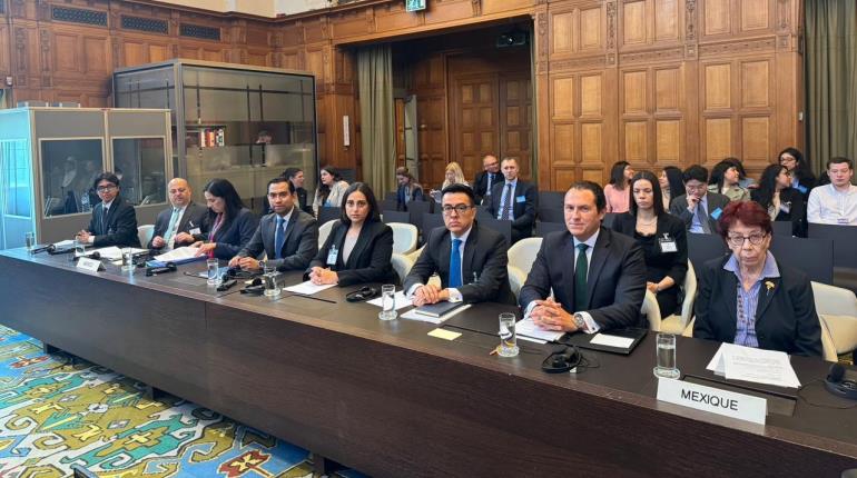 México solicita en audiencia ante la CIJ medidas para resguardar embajada en Ecuador