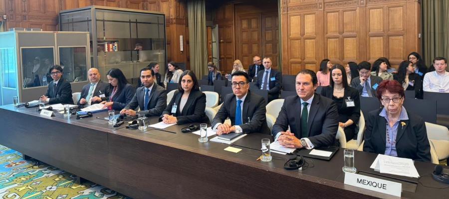 México solicita en audiencia ante la CIJ medidas para resguardar embajada en Ecuador