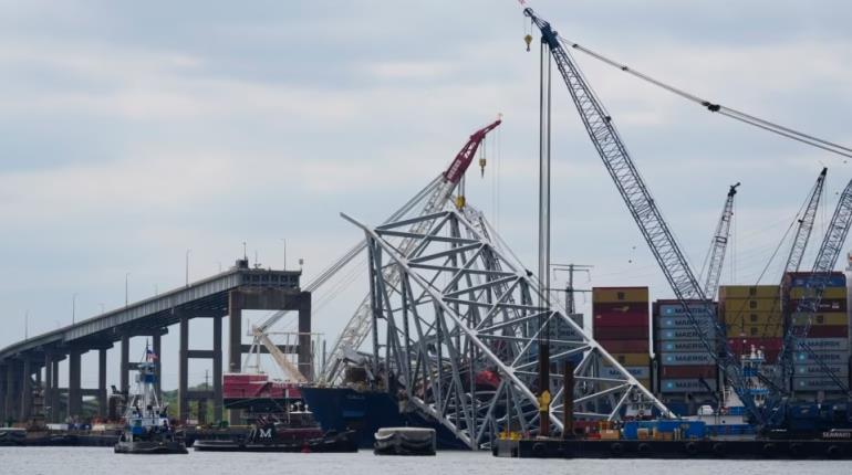 Localizan cuerpo de quinta víctima en colapso del puente en Baltimore