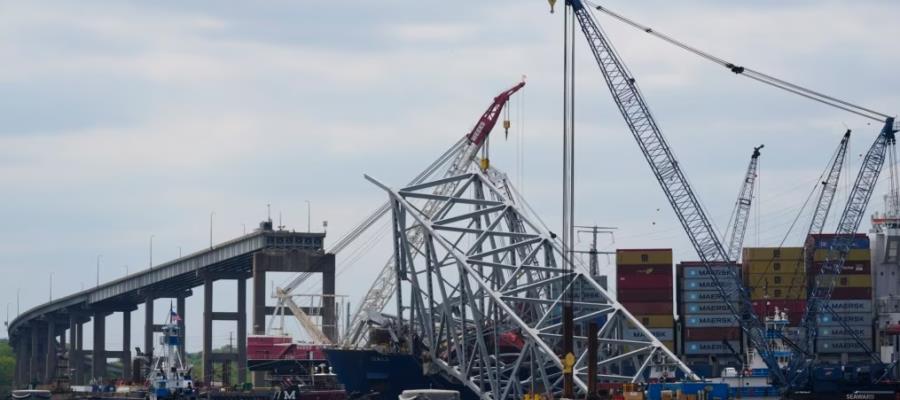 Localizan cuerpo de quinta víctima en colapso del puente en Baltimore