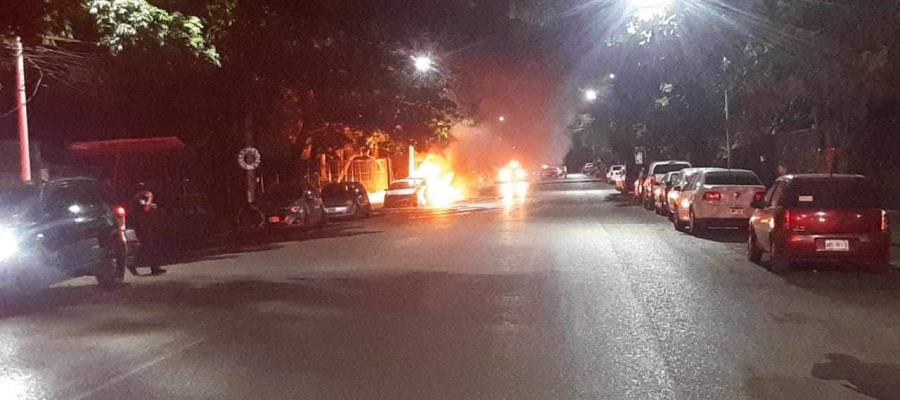 Arrojan bomba molotov frente a la Academia de Policía de SSPC