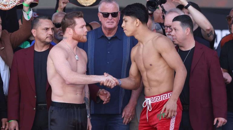 Canelo y Munguía cumplen con la báscula previo su combate en Las Vegas