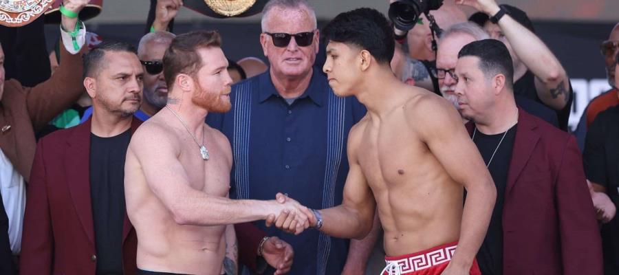 Canelo y Munguía cumplen con la báscula previo su combate en Las Vegas