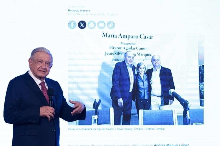 "Son unos cinicazos": AMLO tras arremeter contra María Amparo Casar, presidenta de MCCI